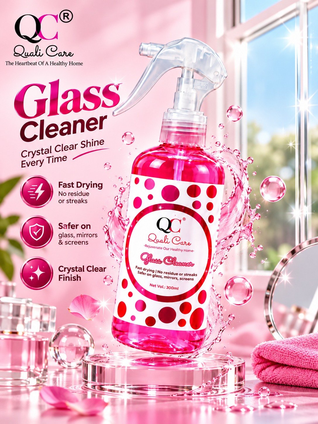 Quali Care Glass Cleaner - 5 L - Image 4